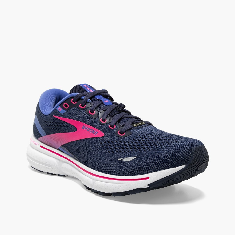 Chaussures Running Route Brooks Ghost 15 GTX Noir Femme | FLG-9910042